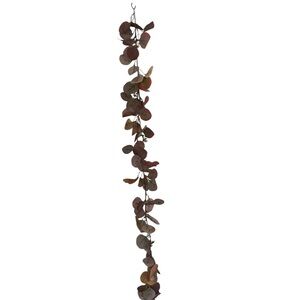 2x Ashland Brown Eucalyptus Garland 6ft Long Artificial Faux Leaves Berry New